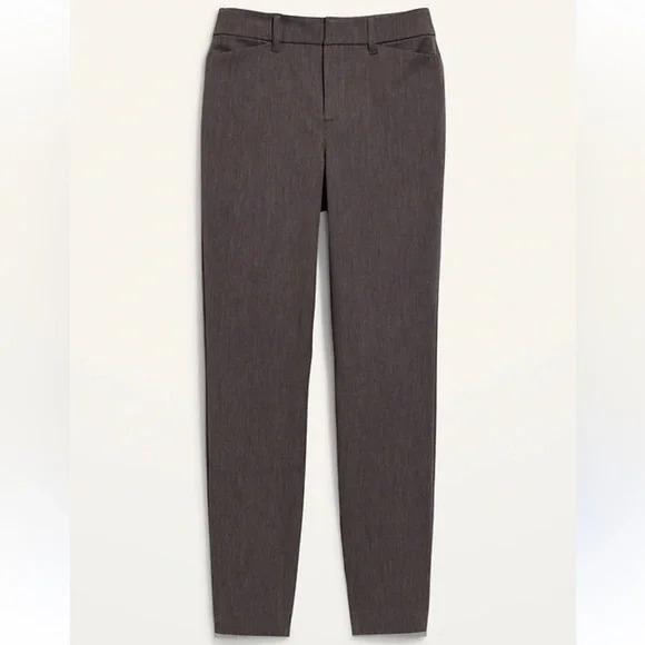 Old Navy Women's Ankle length Charcoal Gray Pixie pants size 10 - Picture 3 of 6